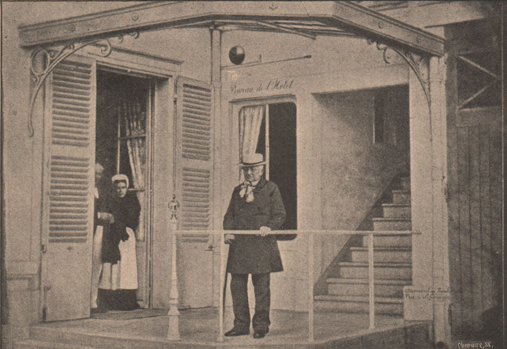 PARIS COMMUNE 1871.Thiers.Dernier portrait.Pavillon Henri 4.Saint-Germain c1873